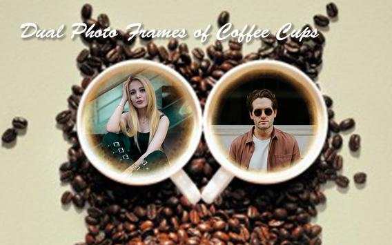 Coffee Cup Dual Photo Frames 2019 screenshot 2