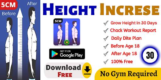 Height Increase Exercise : workout height increase screenshot 1