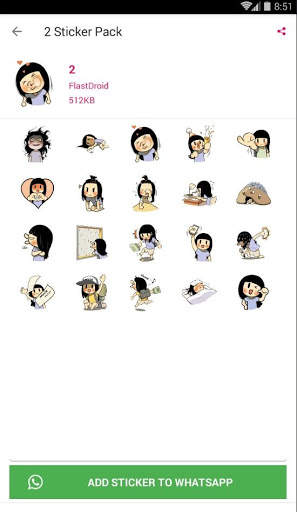 WA Stiker Lucu Cute: WAstickerApps screenshot 2