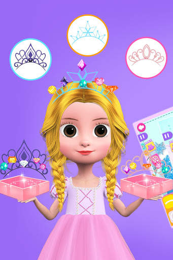 Princess makeup dress up, girl dress up game screenshot 1