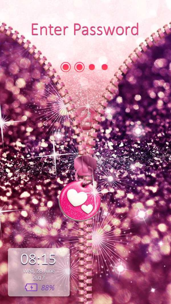 Glitter Zipper Screen Lock App screenshot 6