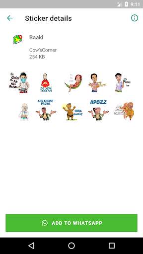 Kashmiri Funny Stickers - WAStickerApps स्क्रीनशॉट 5