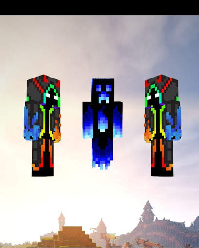 Black Skin for Minecraft PE screenshot 6
