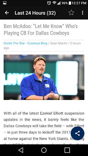 Cowboys News Feed SS screenshot 2
