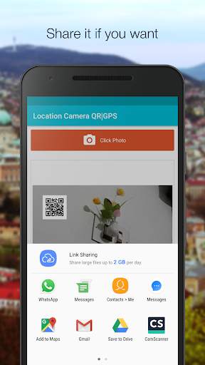 Location Camera with GPS QR code by Sathvik screenshot 5