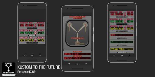 Kustom to the Future for KLWP screenshot 1