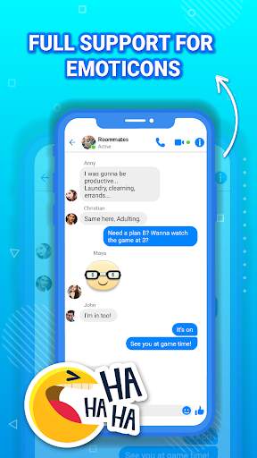 Fake messenger chat, fake chat, prank chat screenshot 1