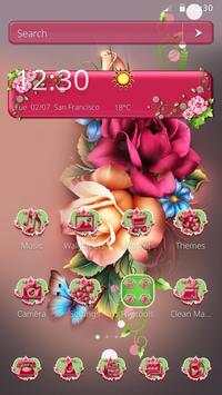 Flourishing Garnet Rose Theme screenshot 4