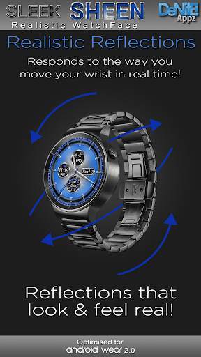 Sleek Sheen HD Watch Face Widget & Live Wallpaper screenshot 2