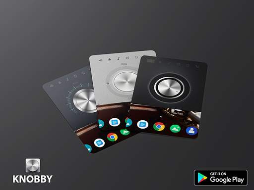 Knobby volume control - Unique volume widget app screenshot 1