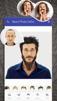 Beard, mustache & hair Photo Editor : New Styles screenshot 4