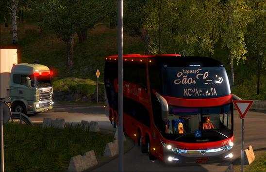 Euro Road Bus simulation screenshot 1