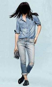 Jeans Girl Fashion Photo Montage screenshot 2