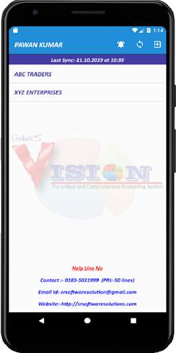 VISION Mobile App screenshot 2