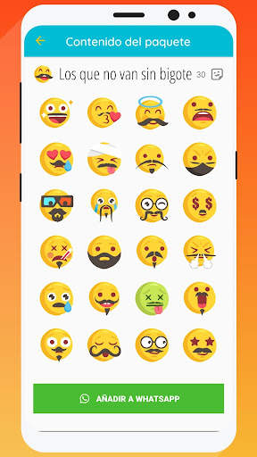 WeSmile Smileys. WASticker screenshot 5