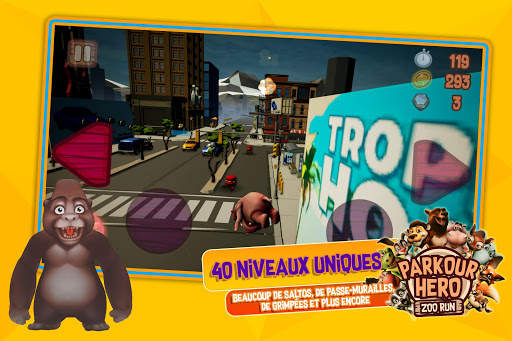 Parkour Hero - Animal Runner 3D Stunts Simulator screenshot 8