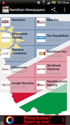 Namibian Newspapers screenshot 1