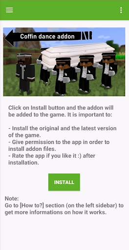 Coffin Dance Meme Addon for Minecraft: PE Free screenshot 4