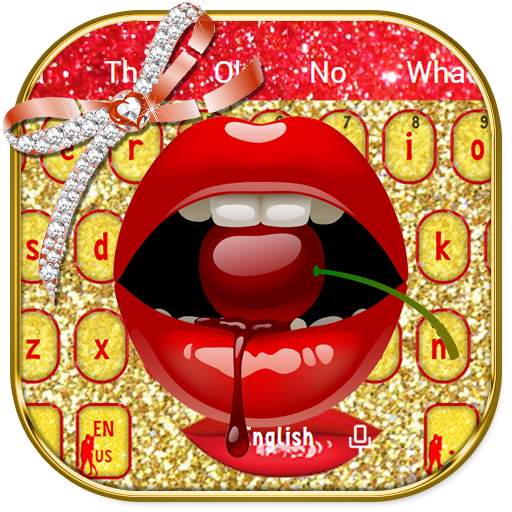 Red Hot Kiss Lip Keyboard 10001003