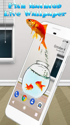 Fish Bathtub APUS Live Wallpaper screenshot 2
