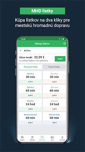 Dopravná karta v mobile screenshot 8