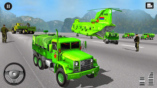 US Army Transporter Offroad Truck Simulator Games screenshot 1