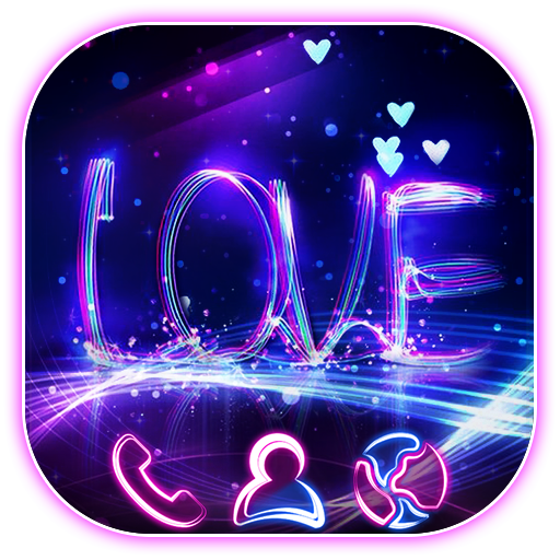 Neon Light Dreamy Love Theme icon