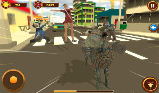 Angry Robot Goat Simulator: Rampage of Europe screenshot 10