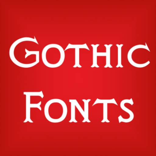 Gothic Fonts for FlipFont 11.0.0