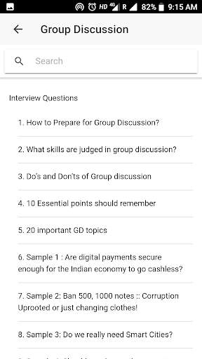 Group Discussion Topics & Tips screenshot 2