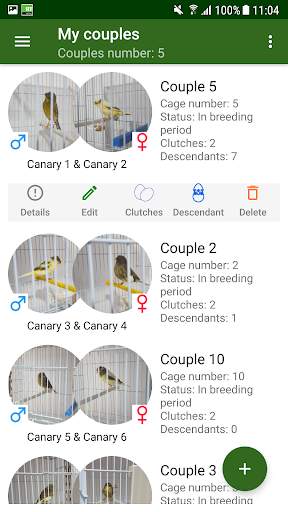 Birds Manager скриншот 4