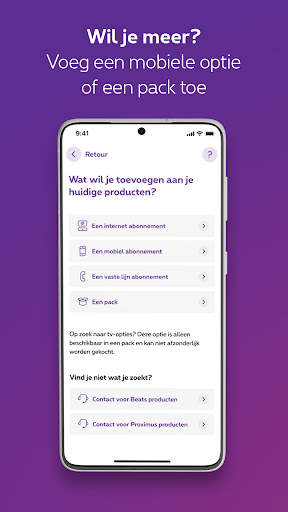 MyProximus screenshot 3