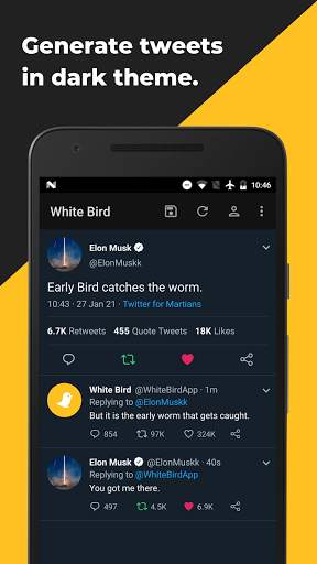 White Bird: Fake Tweet Generator screenshot 7