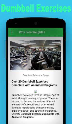 Dumbbell Exercises Free screenshot 12