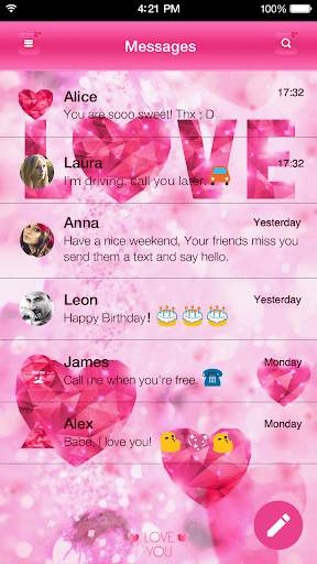 Love Emoji Keyboard Theme screenshot 5