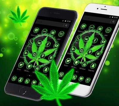 Neon Weed Rasta Theme 2 تصوير الشاشة