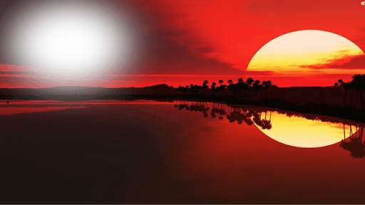 Beautiful Sunset Photo Frame 3 تصوير الشاشة