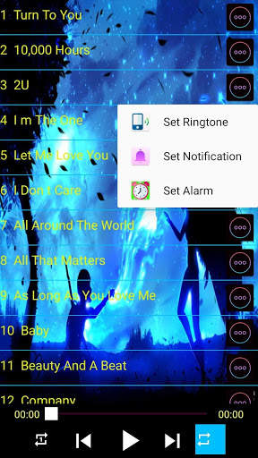 Justin Bieber Songs Free Ringtone screenshot 1