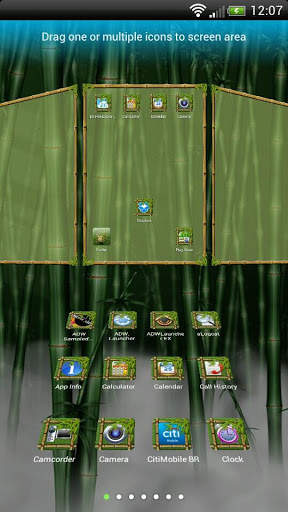Next Launcher Bamboo Theme screenshot 4