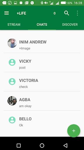 PlusLiFE App Chat without data screenshot 4
