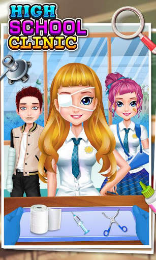 High School ER Emergency Doctor Simulator Games screenshot 1