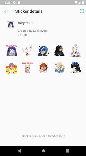 Fairy Tail Sticker Wa screenshot 2