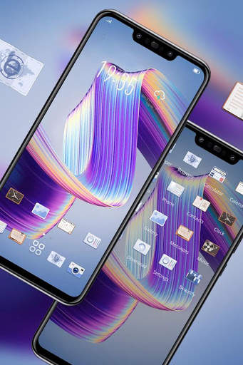 Colorful Cool Techno Spark 3 theme HD launcher screenshot 2