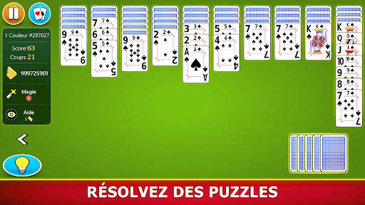 Spider Solitaire Jeu de Cartes screenshot 19