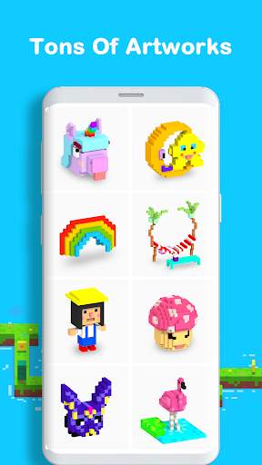 Voxel - 3D Color by Number & Pixel Coloring Book screenshot 5