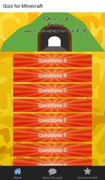Quiz for Minecraft game test screenshot 1