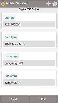 Mobile Data Vault screenshot 4