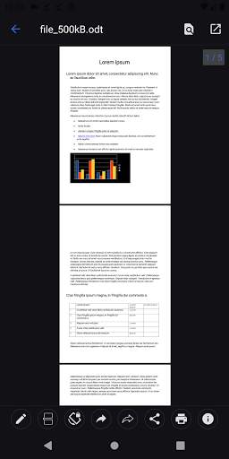 Open Office Viewer - ODF, PDF screenshot 5