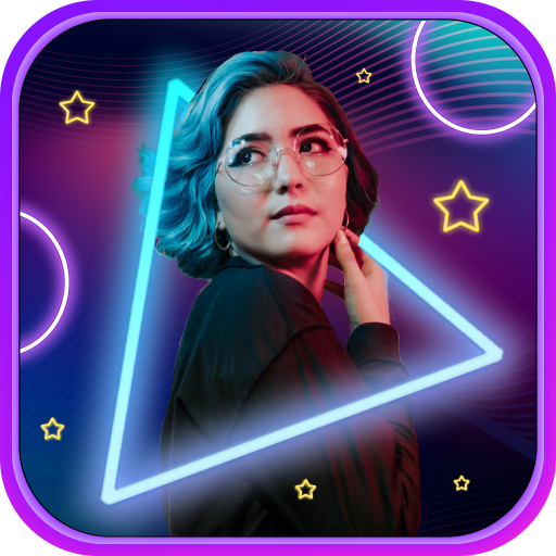 Neon Spiral Effects Photo Editor - Quick Square icon