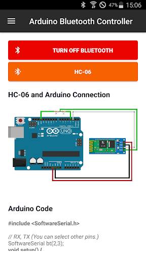 CLK Arduino Bluetooth Controller screenshot 1